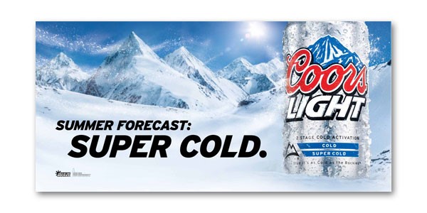 15 years of blue mountains: How Coors Light’s color-changing cans ...